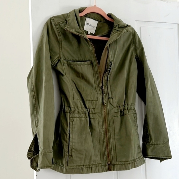 Madewell Fleet Dispatch Jacket Palm Tree Green Blogger Favorite Gal Meets Glam - Picture 5 of 14
